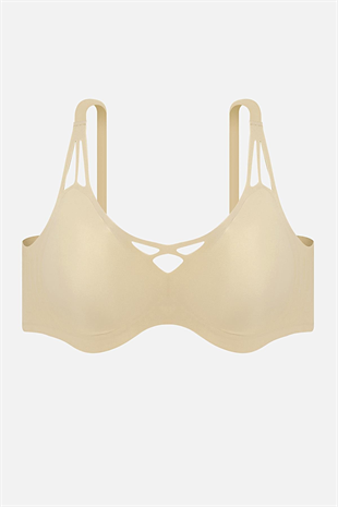 Ghost Dikişsiz Sütyen - Desteksiz - 2815 - Ten