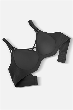 Ghost Dikişsiz Sütyen - Desteksiz - 2815 - Siyah