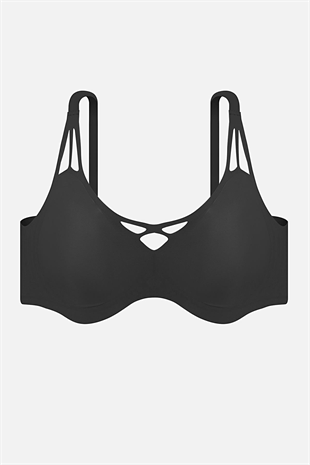 Ghost Dikişsiz Sütyen - Desteksiz - 2815 - Siyah
