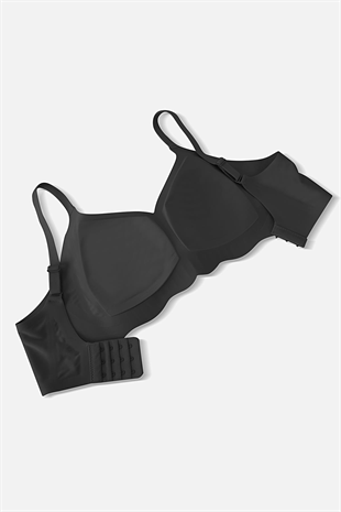 Ghost Dikişsiz Sütyen - Desteksiz - 2816 - Siyah
