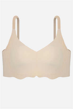 Ghost Dikişsiz Sütyen - Desteksiz - 2816 - Ten