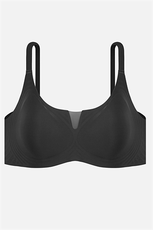 Ghost Dikişsiz Sütyen - Desteksiz - 2817 - Siyah