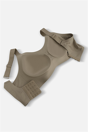 Ghost Dikişsiz Sütyen - Desteksiz - 2826 - Bronz Kahve