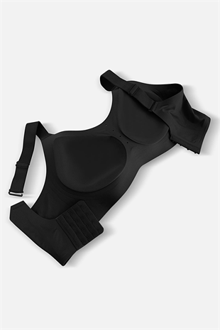 Ghost Dikişsiz Sütyen - Desteksiz - 2826 - Siyah