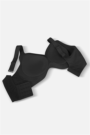 Ghost Dikişsiz Sütyen - Desteksiz - 2827 - Siyah