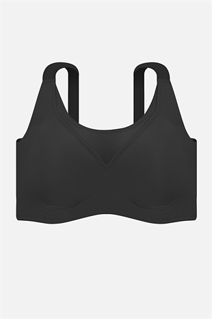 Ghost Dikişsiz Sütyen - Desteksiz - 2828 - Siyah