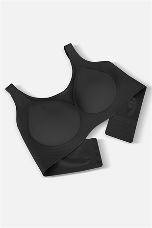 Ghost Dikişsiz Sütyen - Desteksiz - 2828 - Siyah