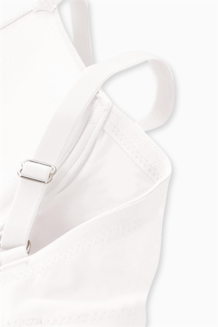 Luna Mikro Sütyen - Soft Push Up, Yarı Dolgulu - Premium Basic - 2222 - Ekru