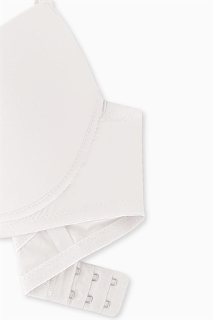 Luna Mikro Sütyen - Soft Push Up, Yarı Dolgulu - Premium Basic - 2222 - Ekru