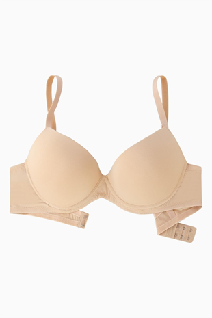Luna Mikro Sütyen - Soft Push Up, Yarı Dolgulu - Premium Basic - 2222 - Ten