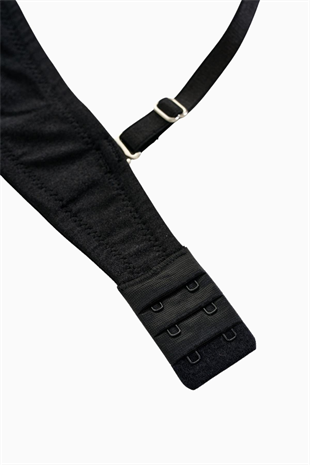 Luna Tak-Çıkar Askılı Mikro Sütyen - Soft Push Up, Yarı Dolgulu - Basic - 2533 - Siyah