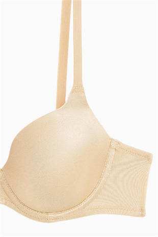 Luna Tak-Çıkar Askılı Mikro Sütyen - Soft Push Up, Yarı Dolgulu - Basic - 2533 - Ten