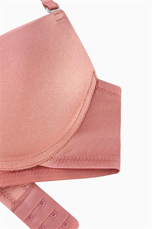 Luna Tak-Çıkar Askılı Mikro Sütyen - Soft Push Up, Yarı Dolgulu - Basic - 2533 - Gül Kurusu