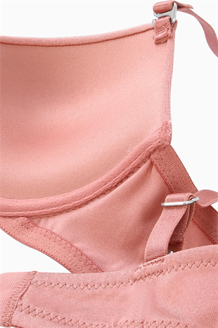 Luna Tak-Çıkar Askılı Mikro Sütyen - Soft Push Up, Yarı Dolgulu - Basic - 2533 - Gül Kurusu