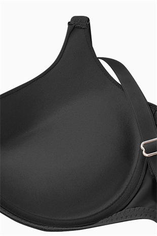 Mia Mikro Sütyen - Push Up Dolgulu - Premium Basic - 2223 - Siyah