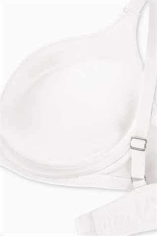 Mia Mikro Sütyen - Push Up Dolgulu - Premium Basic - 2223 - Ekru