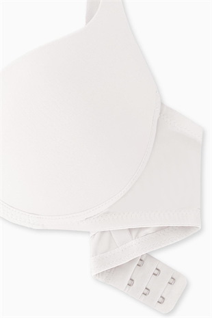 Nora Mikro Sütyen - Soft Push Up, Yarı Dolgulu - Premium Basic - 2224 - Ekru