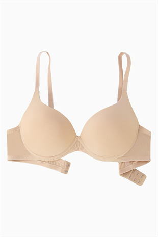 Nora Mikro Sütyen - Soft Push Up, Yarı Dolgulu - Premium Basic - 2224 - Ten