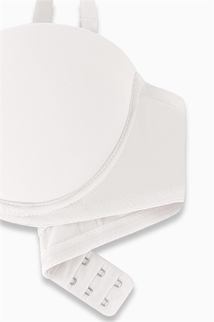 Olympos Tak-Çıkar Askılı Mikro Sütyen - Double Push Up, Ekstra Dolgulu, Midesiz - Premium Basic - 2499 - Ekru