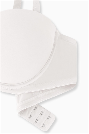 Olympos Tak-Çıkar Askılı Mikro Sütyen - Double Push Up, Ekstra Dolgulu - Premium Basic - 2498 - Ekru