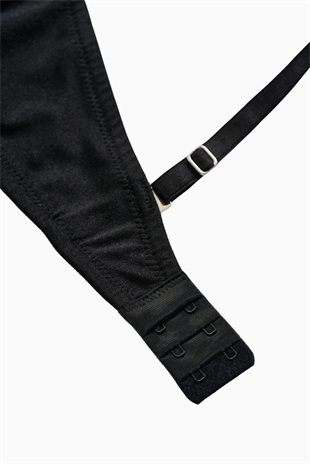 ROSALİ PUSH UP DOLGULU SÜTYEN/SİYAH-TEN/75B