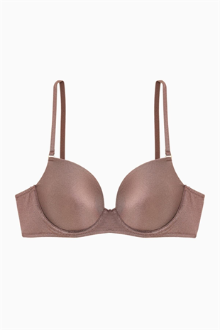 Viola Tak-Çıkar Askılı Mikro Sütyen - Desteksiz - Basic - 2534 - Bronz Kahve