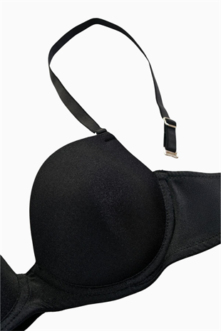 Viola Tak-Çıkar Askılı Mikro Sütyen - Desteksiz - Basic - 2534 - Siyah