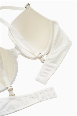 Weweus Alba - T shirt Bra Desteksiz Maksimum Kavrama ve Kusursuz Form - Tak Çıkar Askılı - Ekru - 2535