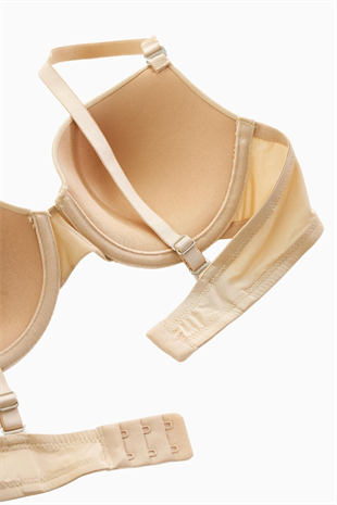 Weweus Alba - T shirt Bra Desteksiz Maksimum Kavrama ve Kusursuz Form - Tak Çıkar Askılı - Ten Rengi - 2535