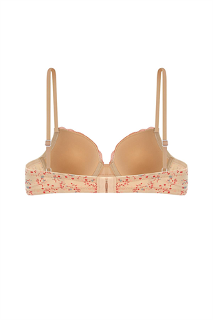 Weweus Alba Cotton Baskılı Desteksiz Maksimum Kavrama ve Kusursuz Form- 2742- Ekru Ten