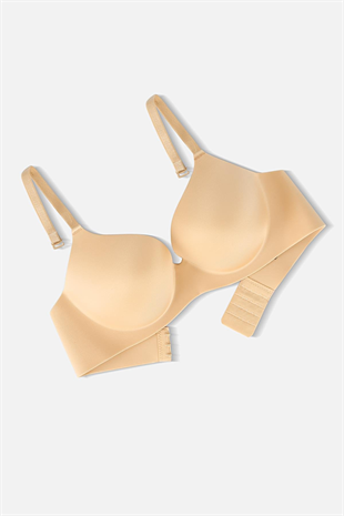 Weweus Lazer Kesim Dikişsiz Desteksiz Sütyen - 2821 - Ten