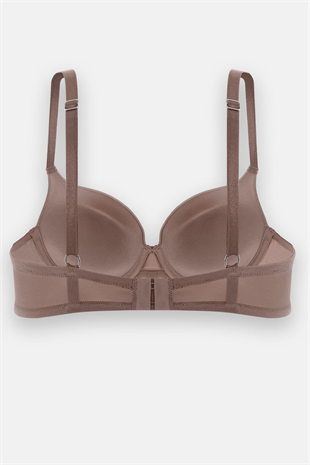 Weweus Mia - Dolgulu Push Up, Kusursuz Lifting Toparlayıcı Sütyen - Bronz Kahve - 2529