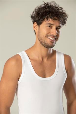 Erdem Beyaz Ribana Atlet 1110