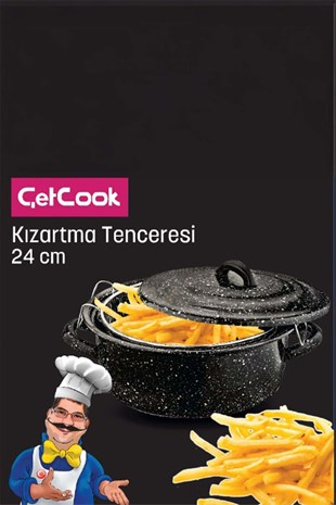 Çet Home Kızartma Tenceresi Hafif Tasarım 24 cm