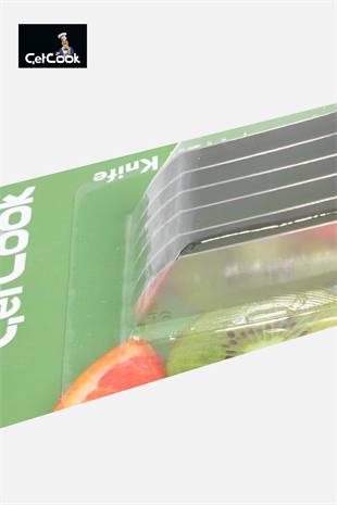 ÇetCook Yeşil Saplı Meyve Bıçağı 6lı