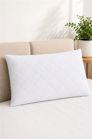 ÇetHome 50x70 cm Kapitone Yastık Koruyucu Fermuarlı Kılıf