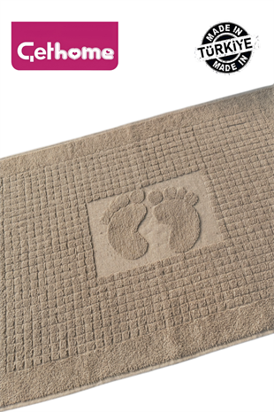 ÇetHome Vizon Renk Ayak Havlusu