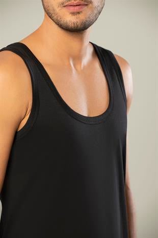 Weweus Siyah 3lü Süper İnce Erkek Doğal Bambu Lüks Atlet 11143