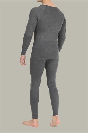 Erdem Anthracite Thermal Long Sleeve Undershirt 1482