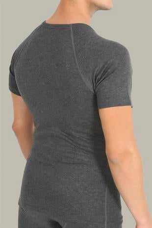 Erdem Anthracite Thermal Half Sleeve Undershirt 1481