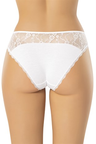 Erdem Beyaz BayanDantelli Külot 7268