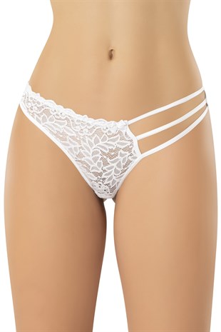 Erdem Beyaz BayanDantelli Külot 7266