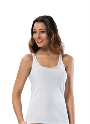 Erdem Beyaz Opera Kaşkorse Atlet 2207