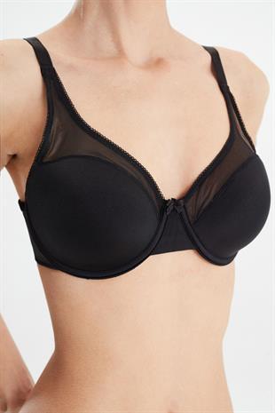 Weweus Siyah Bayan Toparlayıcı Sütyen 2307