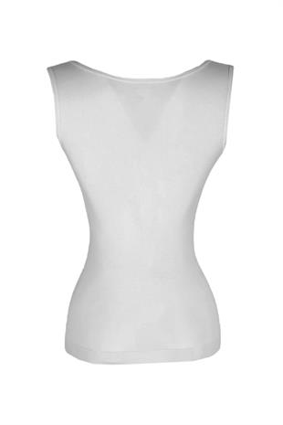 Erdem Beyaz Giyim Kalın Askılı Seamless Atlet 603