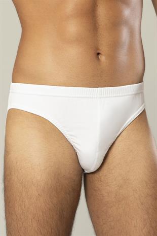 Erdem Beyaz Gold Modal Slip Külot 1554