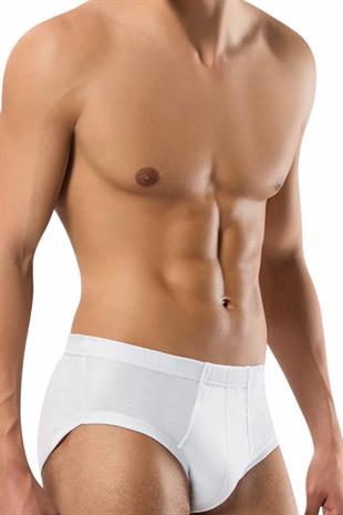 Erdem Beyaz Ribana Slip Külot 1320