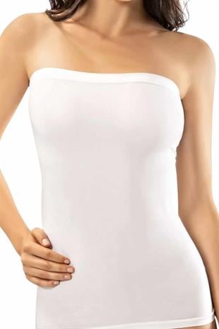 Erdem Beyaz Seamless Straples Atlet 604