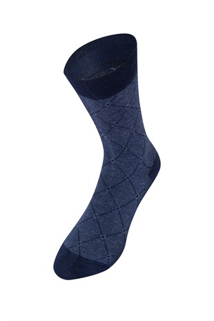 Weweus Lacivert İç Giyim Erkek Kışlık Doğal Bambu Lüks Çorap 891