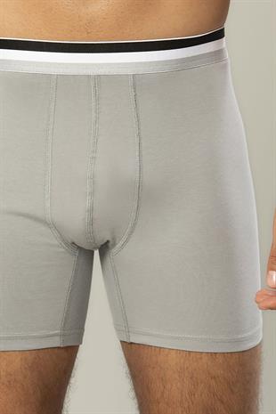 Erdem Gray Cotton Elastane Long Boxer 1415